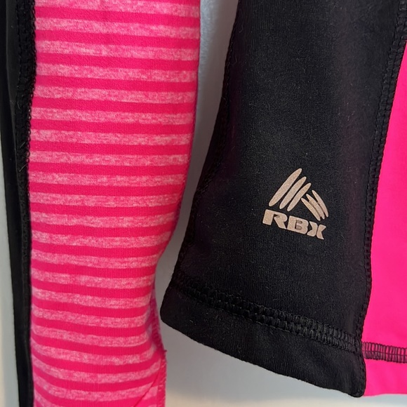 RBX Pink & Black Half Zip Lightweight Pullover - Picture 4 of 8